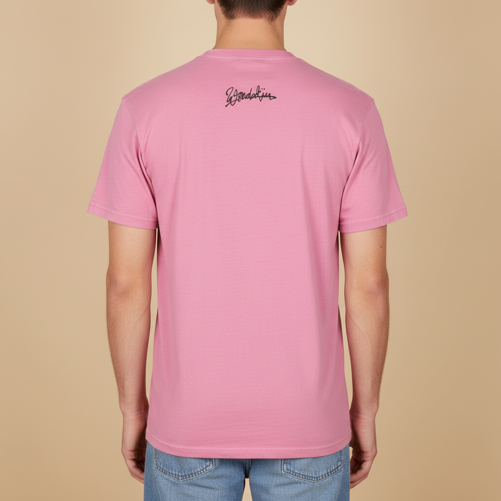The HANDS ON TEE 155 // pink & black