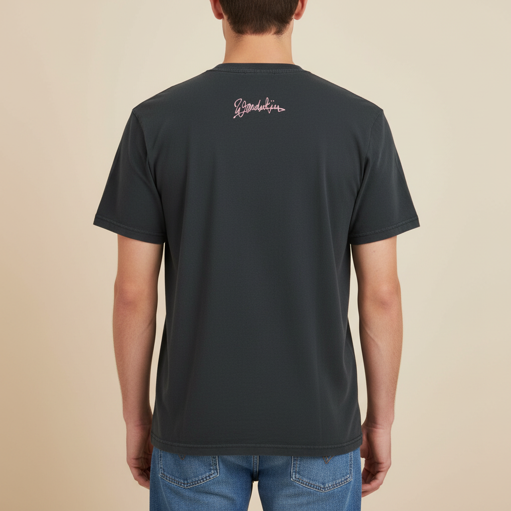 The HANDS ON TEE 155 // black & pink