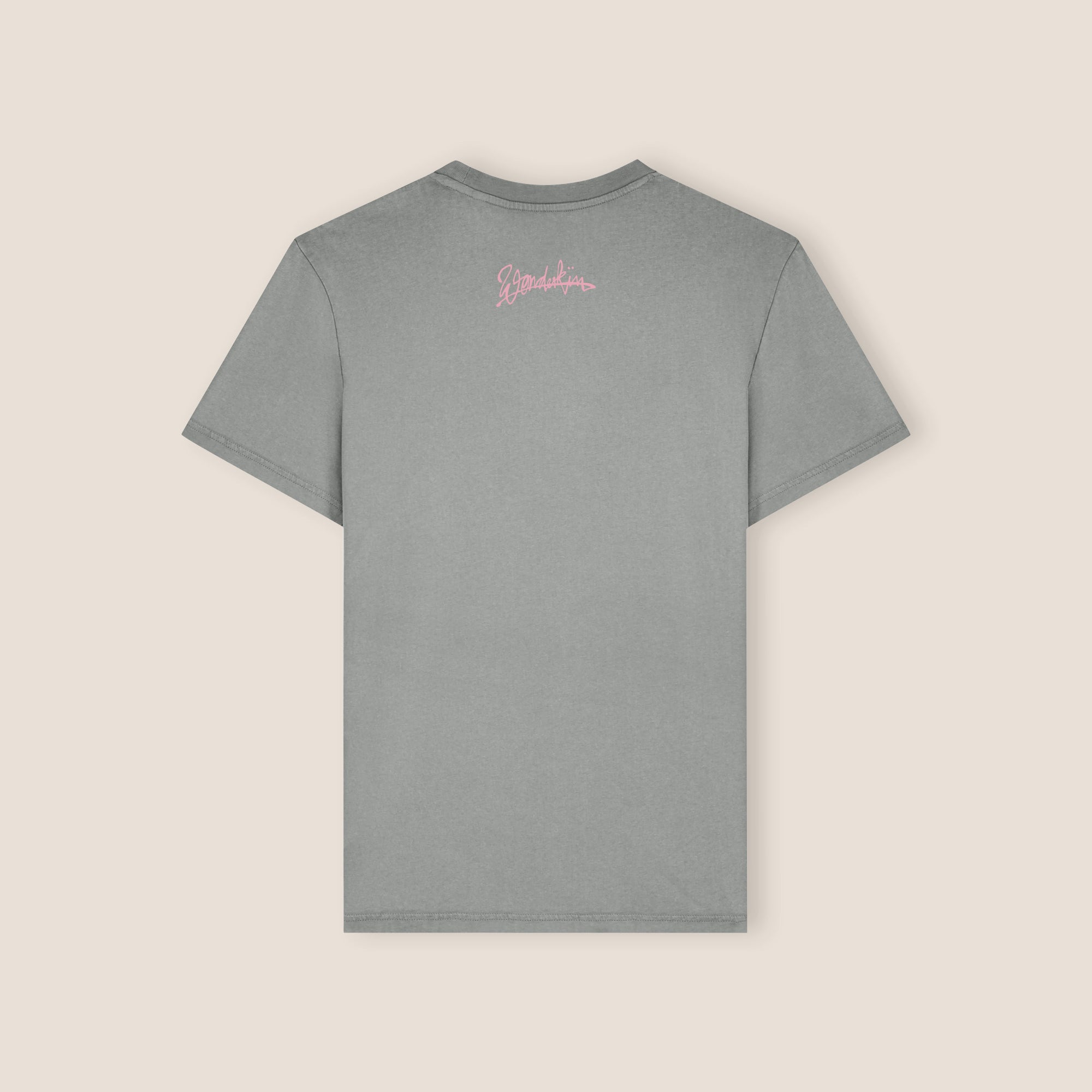 The HANDS ON TEE 155 // misty grey & pink