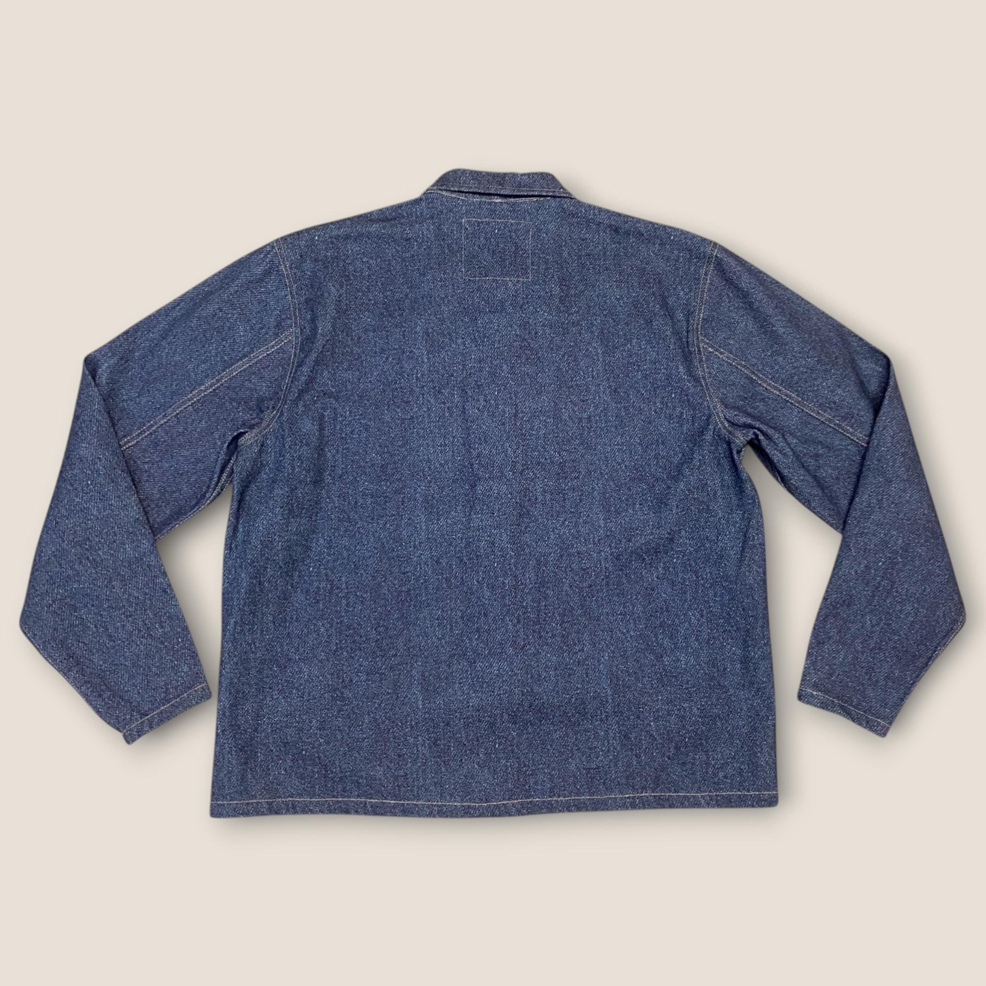 THE POP WORK JACKET // Denim Print