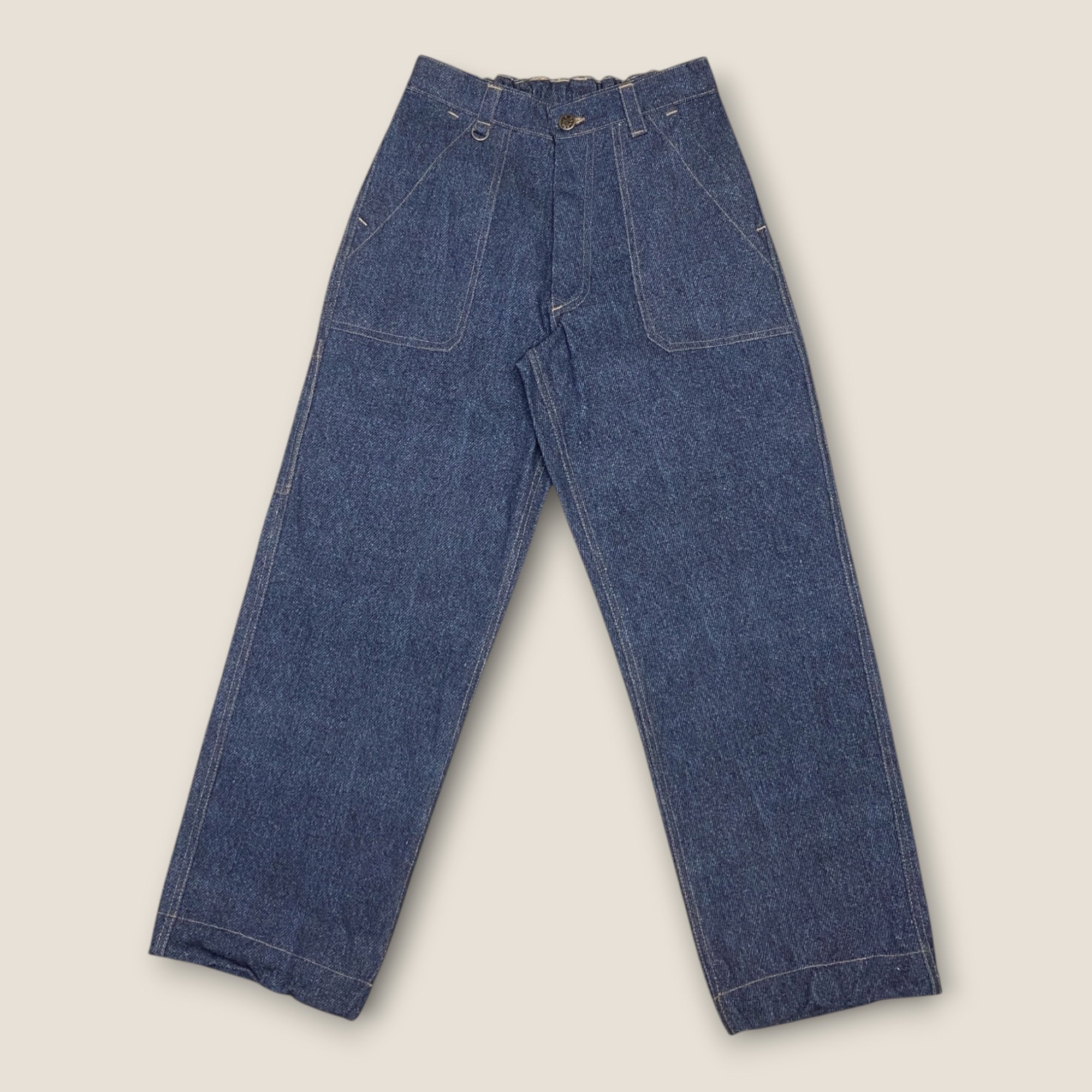 THE POP WORK PANT // Denim Print