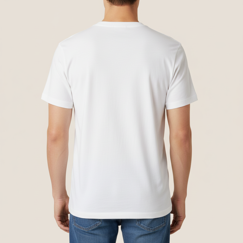 THE POWER POP TEE 180 // off white & burgundy light blue black