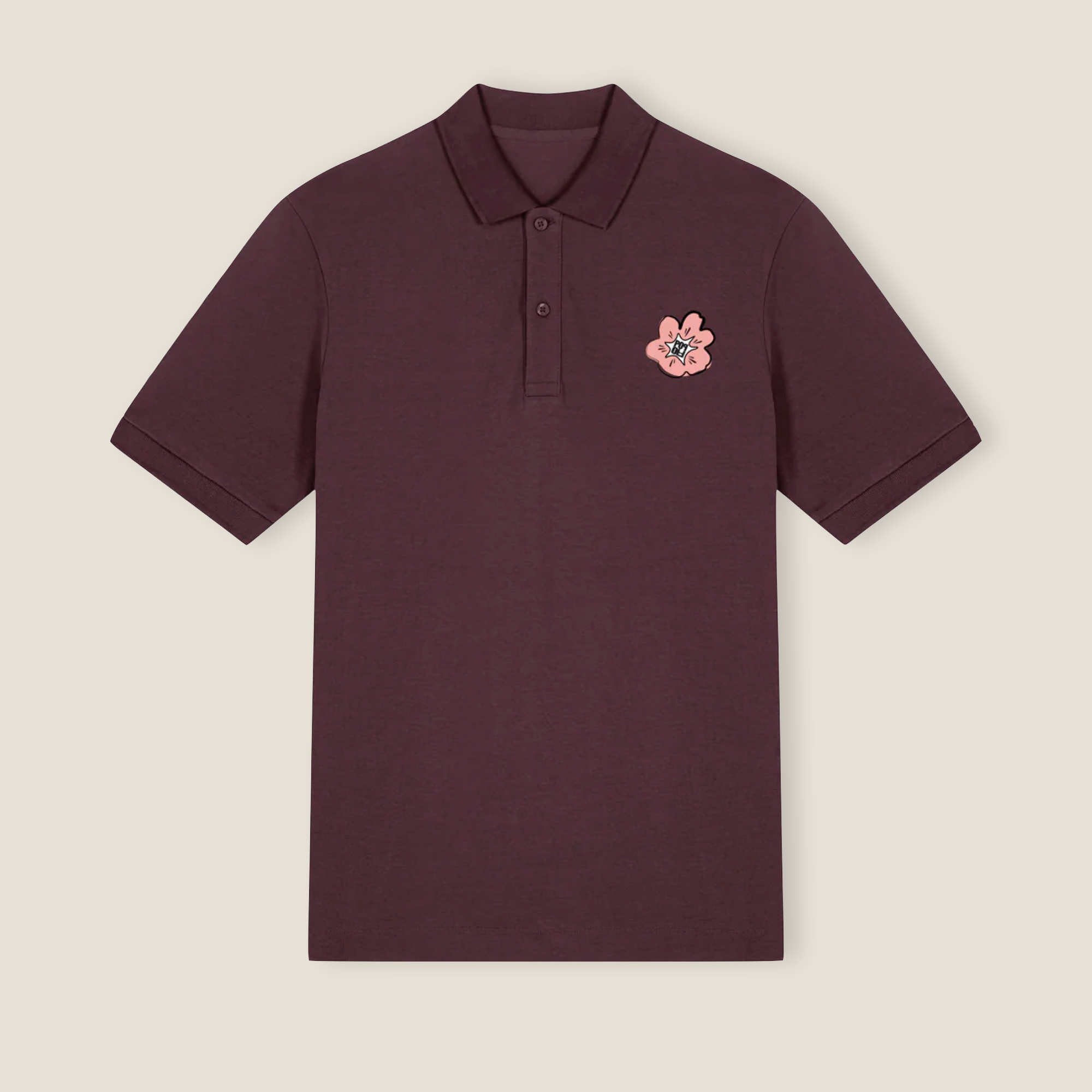 THE POWER POP POLO 240 // eggplant pink